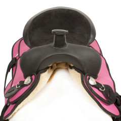 Pink Western Synthetic Horse Saddle Tack Set 14 15