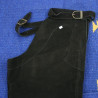 Black Leather Western Suede Chaps S M L XL