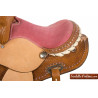 Pink Crystal Leather Round Skirt Youth QH Barrel Saddle