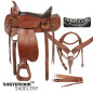 15 Gaited Horse Leather Endurance Western Saddle