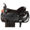 Texas Star Western Trail Pleasure Leather Saddle 16 17