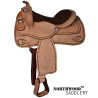 16 Roughout Western Leather Training Trainer Horse Saddle
