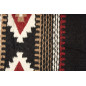 Black Red and White Premium NZ Wool Fleece Western Saddle Pad