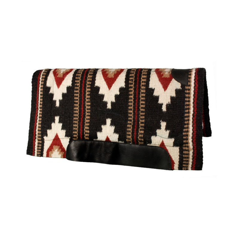 White Black Tan Red Premium NZ Wool Fleece Western Saddle Pad