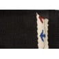 Black White Red and Blue Quality Wool Western Horse Saddle Pad