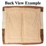 Cream, Brown&Red Heavy Duty Wool Western Horse Saddle Pad