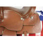 New 16 Brown Trail Leather Western Horse Saddle