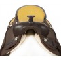 Brown Gator Light Weight Synthetic Saddle 16 17