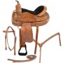 New Tan Western Pleasure Trail Horse Saddle 17