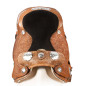 Western Show Reining Horse Leather Saddle 17