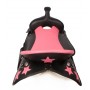 Pink Texas Star Synthetic Horse Saddle Tack 14