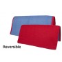 Reversible New Zealand Wool Red &Blue Show Saddle Blanket