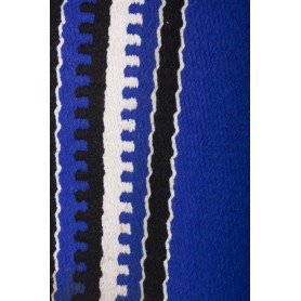 Blue New Zealand Wool Show Saddle Blanket