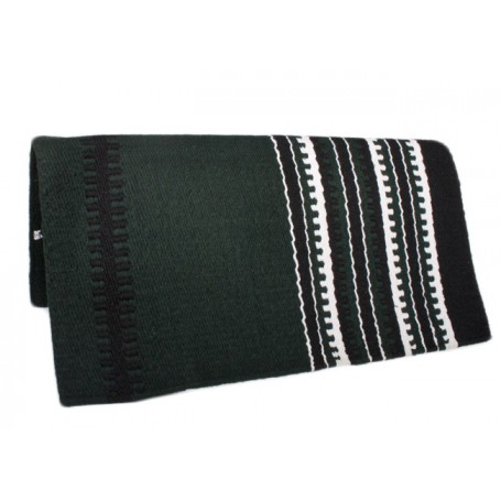 Premium Green Wool Show Saddle Blanket