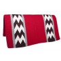 Premium Wool Red W Design Show Saddle Blanket