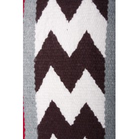 Premium Wool Red W Design Show Saddle Blanket