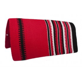 Premium Wool Saddle Red W Design Show blanket