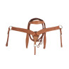 Western Pleasure Trail Ranch Horse Leather saddle 16 17