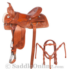 New Pro Cutter Work Ranch Pleasure Saddle 16 18