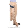 Western Horse Show Suede Leather Saddle Sand Chaps S XXL