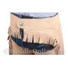 Western Horse Show Suede Leather Saddle Sand Chaps S XXL