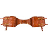 Extra Large Hand Carved Western Leather Horse Saddle Bags