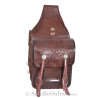 Extra Large Fancy Western Horse Leather Saddle Bags