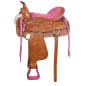 Bright Pink Need For Speed Barrel Saddle Horse Tack