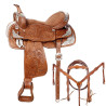 Western Tan Show Saddle Horse Leather Tack Set 15