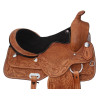 Comfy Hand Tooled Western Pleasure Trail Horse Saddle 16 18