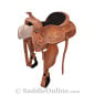16 Hand Tooled Western Pleasure Horse Saddle Tack