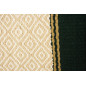 Black And Tan Reversible Premium Wool Saddle Blanket