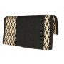 Black and Beige Diamond Patterned Premium Show Blanket
