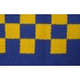Reversible Blue And Yellow Checkered Premium Show Blanket