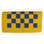 Reversible Blue And Yellow Checkered Premium Show Blanket