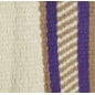 Beige And Purple Premium Wool Show Blanket