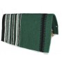 Green White And Black Striped Premium Show Blanket