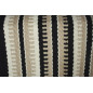 Sand Beige And Black Patterned Premium Show Blanket