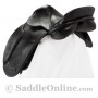 NEW Black All Purpose Eventing Dressage Horse Saddle 16.5