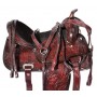 Antique Western Pleasure Hand Made Leather Trail Saddle 16