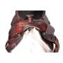 Antique Western Pleasure Hand Made Leather Trail Saddle 16