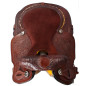 Brown Leather Western Pleasure Trail Saddle Package 16 17