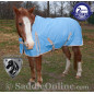 1200D Blue Turnout Waterproof Winter horse blanket 70 72