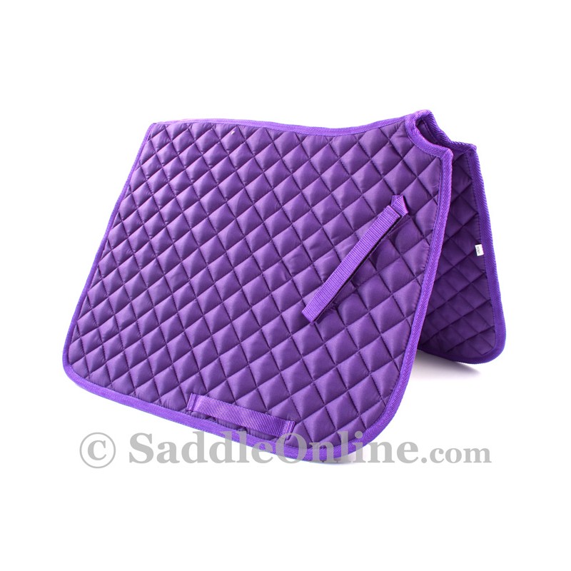 Premium Padded All Purpose English Purple Horse Saddle Pad