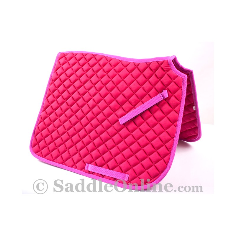 Premium Padded Pink All Purpose English Horse Saddle Pad