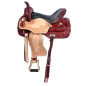 Hand Carved Comfortable Seat Pleasure Trail Saddle 16