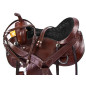 Comfortable Brown Gaited Western Trail Horse Saddle 18