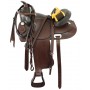 New Brown Western Pleasure Saddle Tack Set Bridle 16