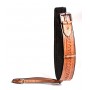 Border Tooled Natural Premium Leather Rear Back Cinch