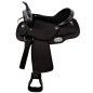 Black Gaited Western Synthetic Horse Saddle Tack 17